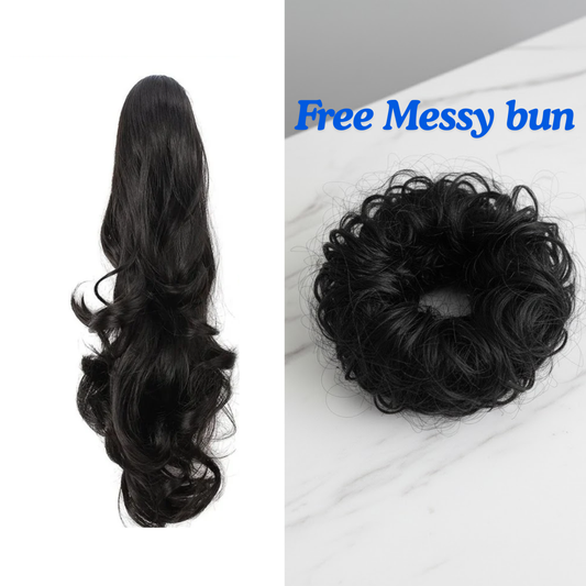 Claw Clip Ponytail Extension for Women 24 Inch